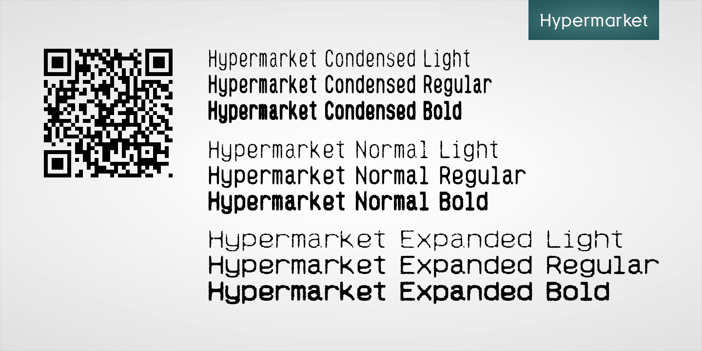 Example font Hypermarket #2